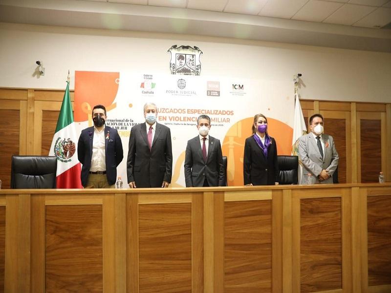 Presenta Coahuila Juzgados Especializados en Violencia Familiar