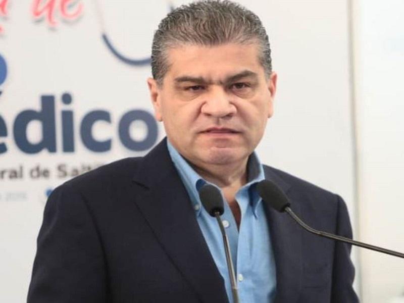 Coahuila ha invertido m&aacute;s de mil 100 MDP para enfrentar la pandemia del COVID-19: MARS en su mensaje previo al tercer informe 