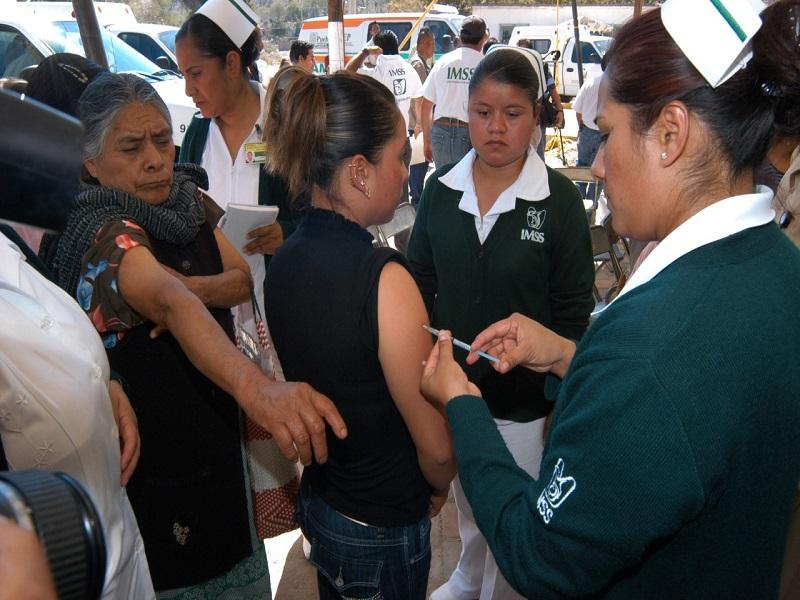 Ha aplicado el IMSS más de 5.1 millones de dosis de vacuna contra la influenza