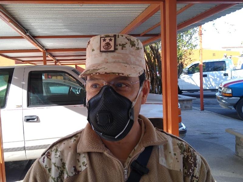 Se registraron contagios de COVID-19 en poblaci&oacute;n militar de Piedras Negras durante julio y agosto: General