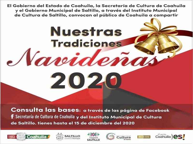 Invita Coahuila al concurso Nuestras Tradiciones Navideña