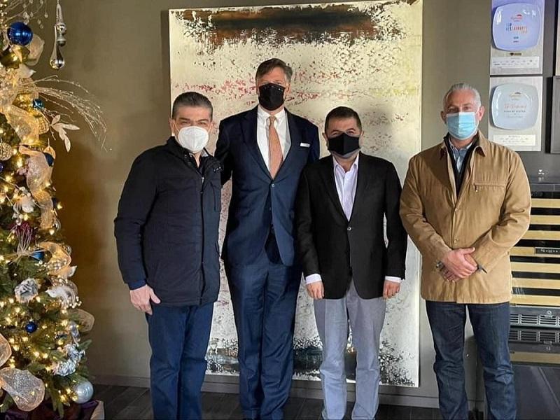 Recibe MARS a embajador Landau, promueven T-MEC para Coahuila