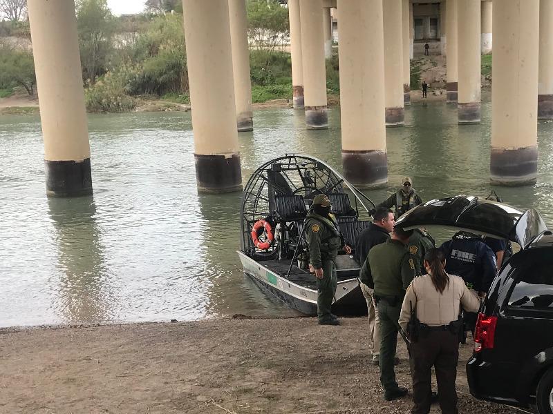 Localizaron dos cuerpos sin vida en el río Bravo cerca a los puentes internacionales