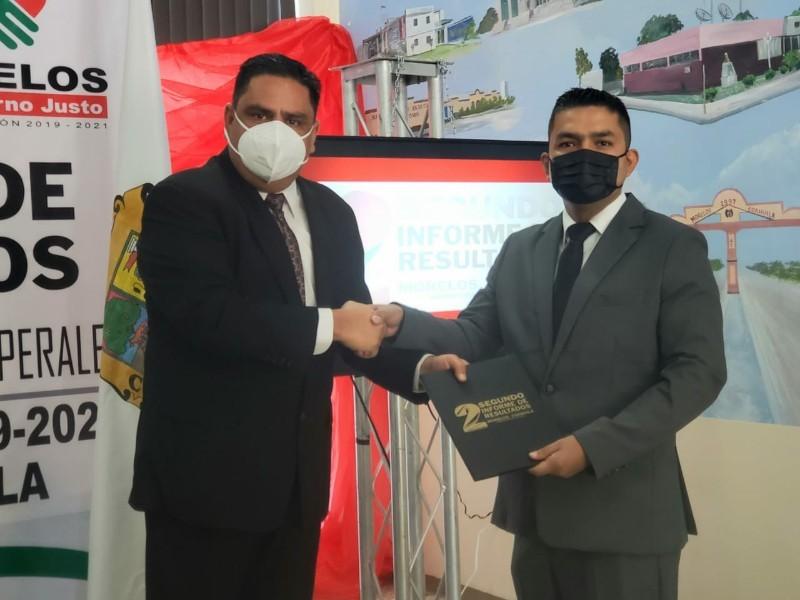 Realiza alcalde de Morelos su segundo informe