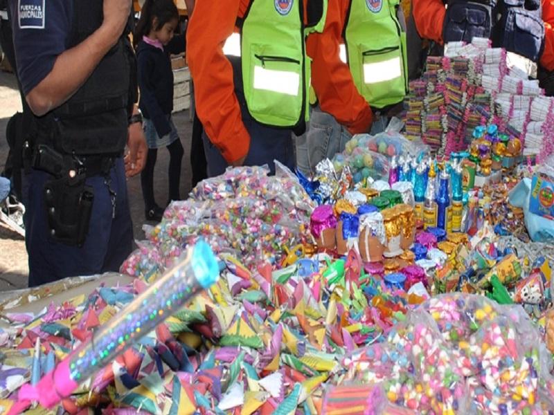Ser&aacute; consignado al ministerio p&uacute;blico federal quien sea sorprendido vendiendo cohetes esta temporada decembrina (video)