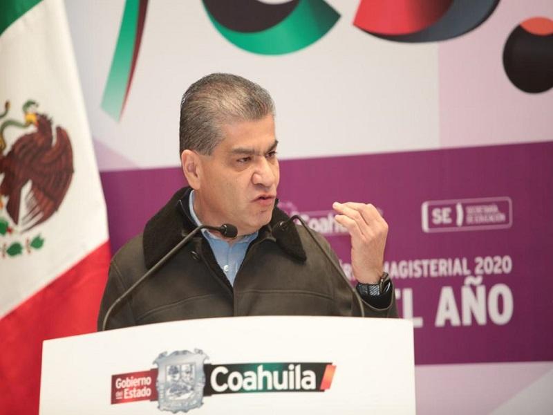 Reitera MARS reconocimiento y gratitud al Magisterio de Coahuila