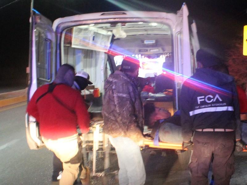 Atienden en Allende a menor lesionado con arma blanca