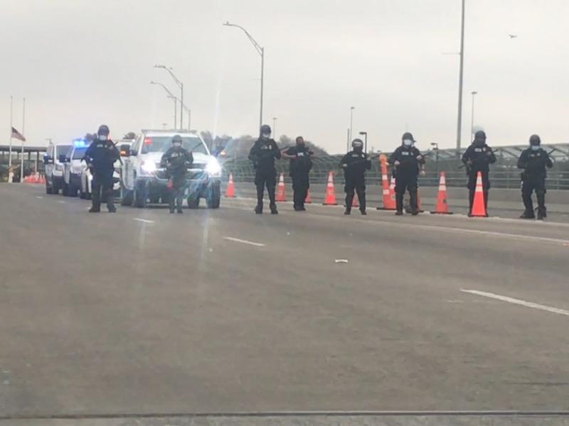 Realizan simulacro a mitad del Puente Internacional Dos de Eagle Pass