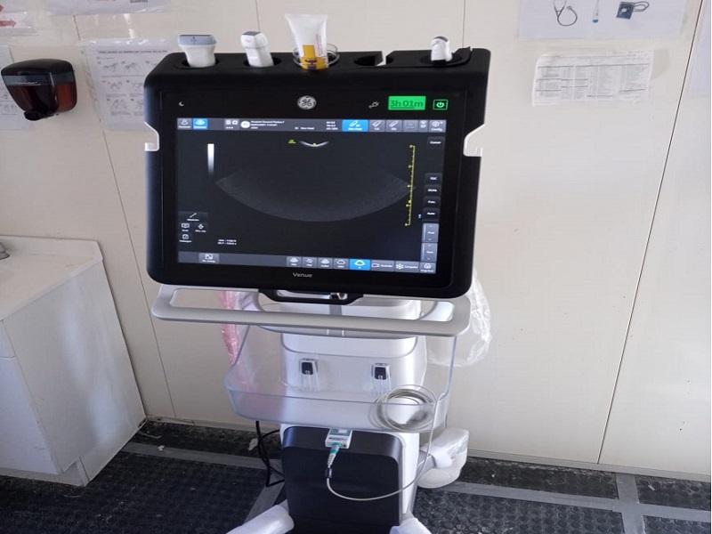 Instalan equipo de ultrasonido para atención a embarazadas con COVID-19 en el Hospital General (video)