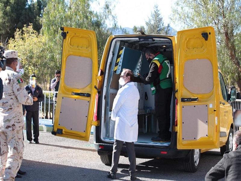 Recibe Coahuila 8,775 dosis de la vacuna antiCovid; 2 mil 295 para las regiones Sureste y Laguna; 975 para la Desierto, y mil 950 para la Norte y Carbon&iacute;fera