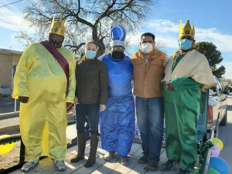 Encabeza alcalde de Morelos entrega de bolos por el D&iacute;a de Reyes