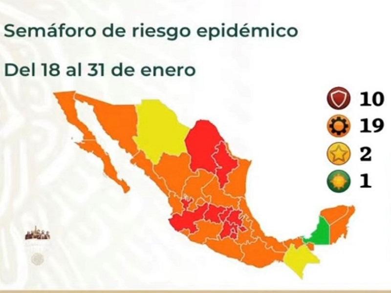 Supera M&eacute;xico el mill&oacute;n 600 mil contagios de COVID y 139 mil muertes; presentan a Coahuila en sem&aacute;foro rojo
