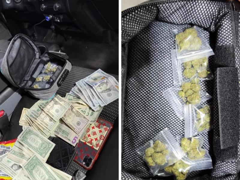 Detienen en Eagle Pass a sujeto con dosis de marihuana y más de mil dólares en efectivo