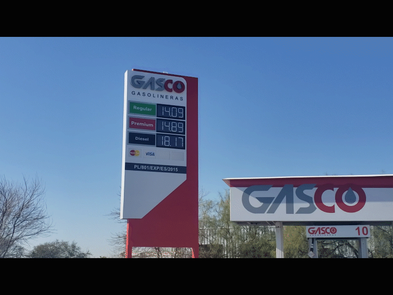 Sobrepasa los 14 pesos la gasolina Magna en la mayoría de las estaciones en Piedras Negras 