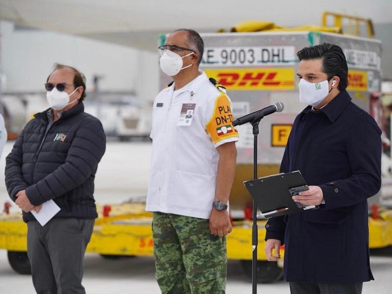 Recibe México 219,375 dosis de vacunas de Pfizer, sólo 3 mil 900 para Coahuila