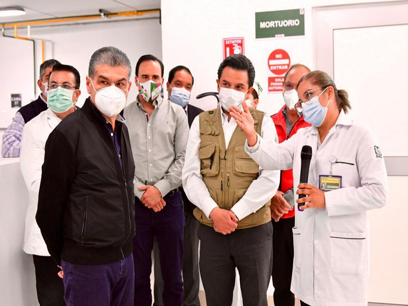 Inauguran unidades médicas temporales para convalecientes de COVID-19 en Saltillo y Monclova