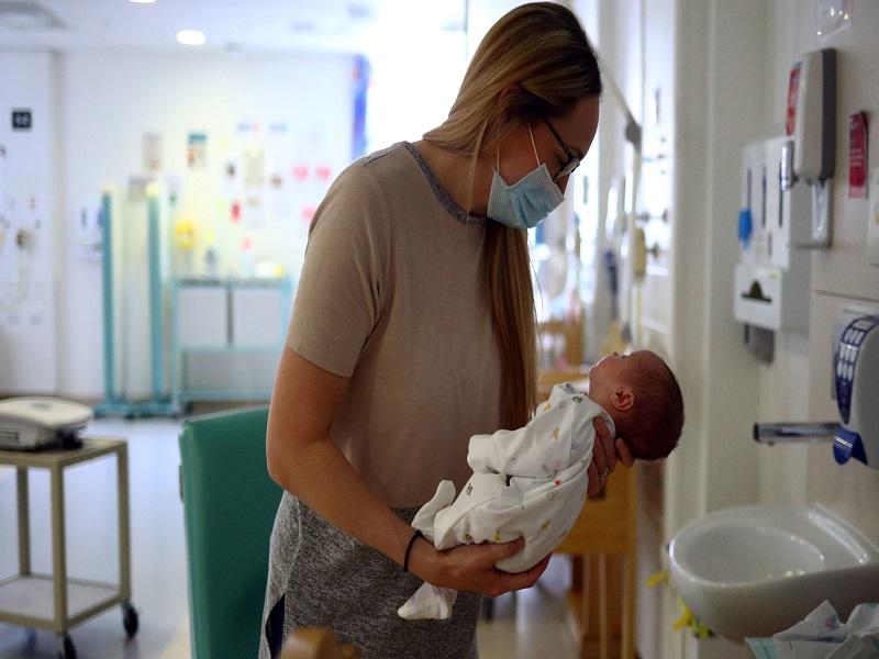 Ocho mujeres con Covid-19 dieron a luz en el Hospital General en enero, ninguna tuvo complicaciones