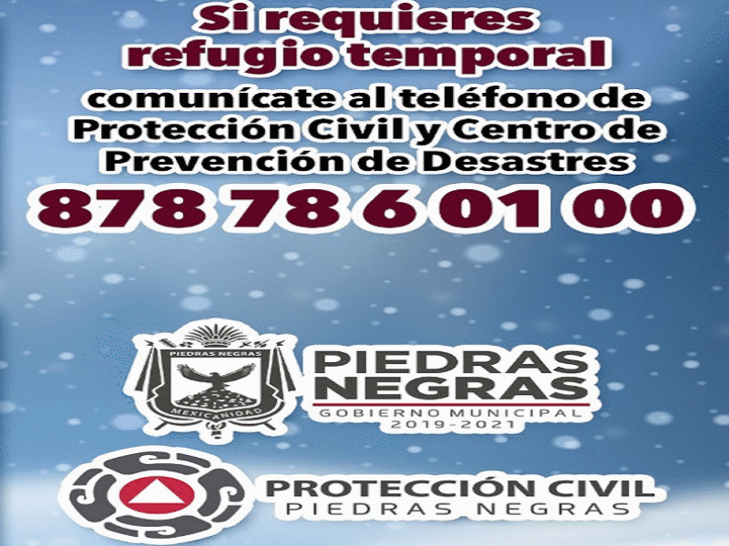 Fueron llevadas 16 personas a un refugio temporal tras bajas temperaturas