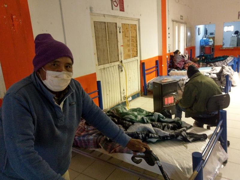 Albergues en Acu&ntilde;a reciben cerca de 140 personas por noche