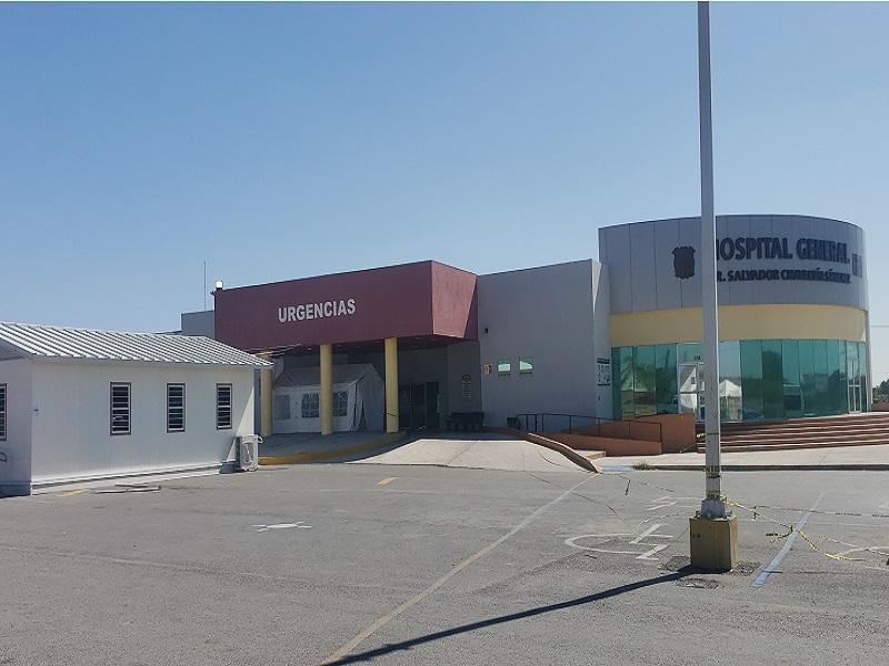 Reportan 50% de ocupaci&oacute;n en &aacute;rea Covid-19 del Hospital General en Piedras Negras (video)