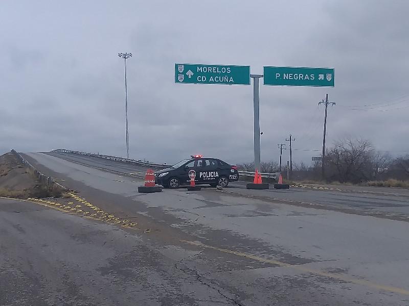 Por mal tiempo, cierran puentes de la carretera 57 que conectan a Morelos con Allende y Nava