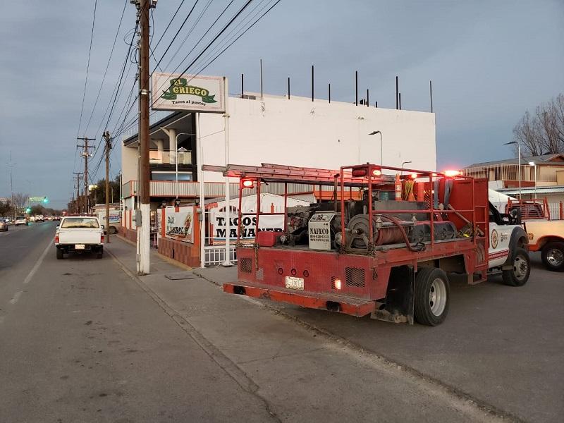 Reportan conato de incendio en taquería del sector Las Fuentes