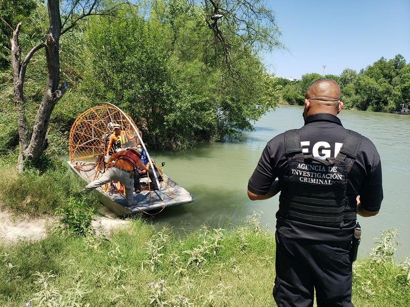 Localizan a migrante ahogado en las aguas del r&iacute;o Bravo a la altura del ejido Santo Domingo en Nava (video)
