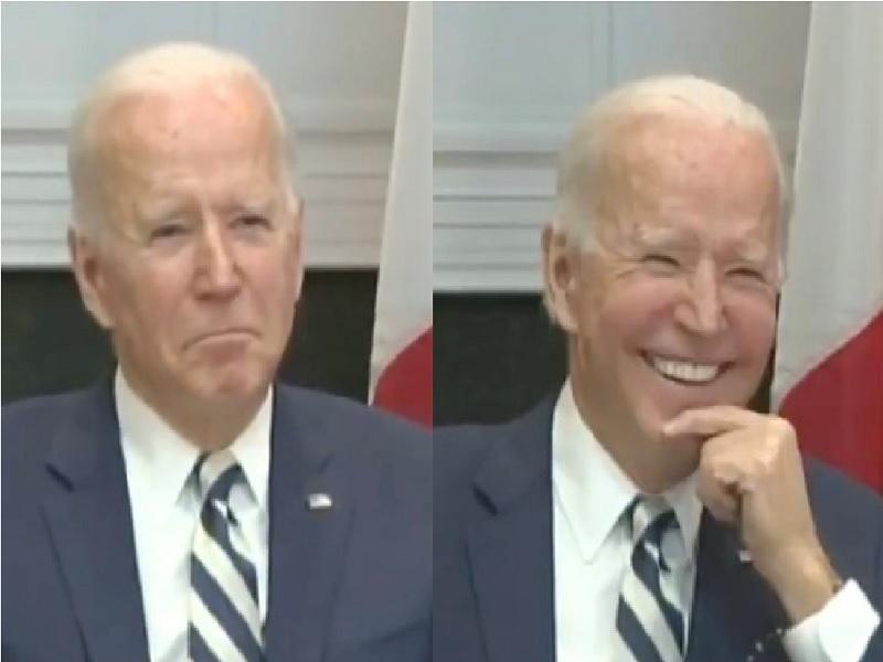 Cerca de Dios y no tan lejos de los Estados Unidos, la frase con la que AMLO hizo sonreír a Biden el guadalupano (video)