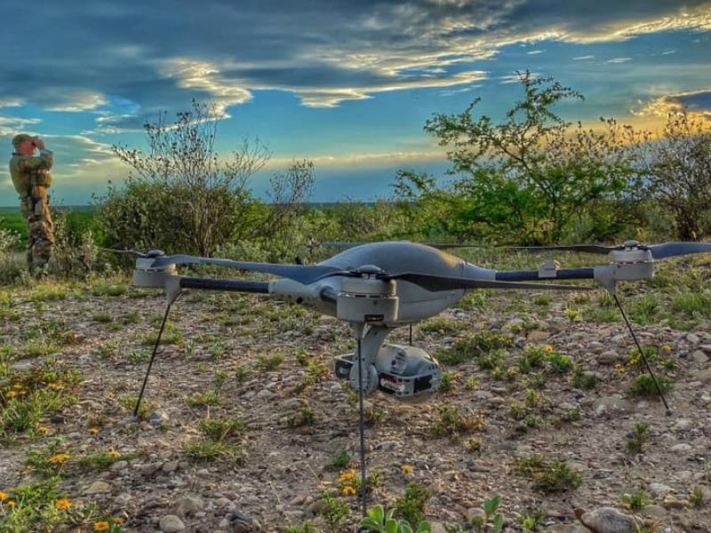 Con ayuda de drones, la Patrulla Fronteriza detuvo a 3 mil indocumentados en el sector Del Río en el presente año fiscal