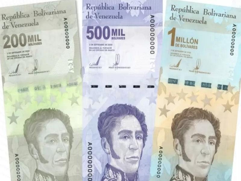 Venezuela tendrá billete de 1 millón de bolívares que vale medio dólar