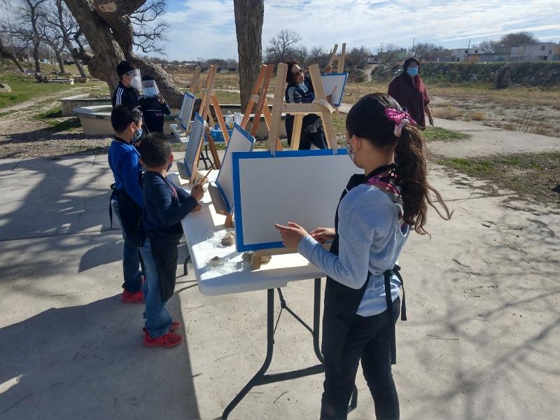 Inculcan en Acuña en niños el cuidado del medio ambiente a través de la pintura