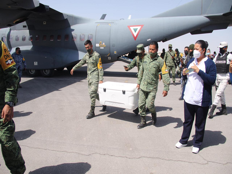 Recibe Coahuila 18 mil vacunas antiCovid de Sinovac, ser&aacute;n para San Pedro y Matamoros