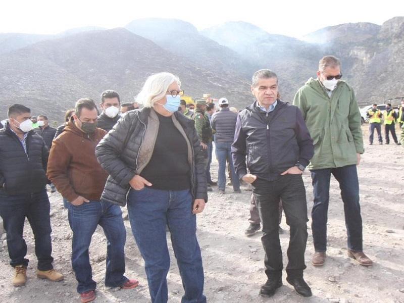 Una semana intensa de combatir incendios forestales en Coahuila