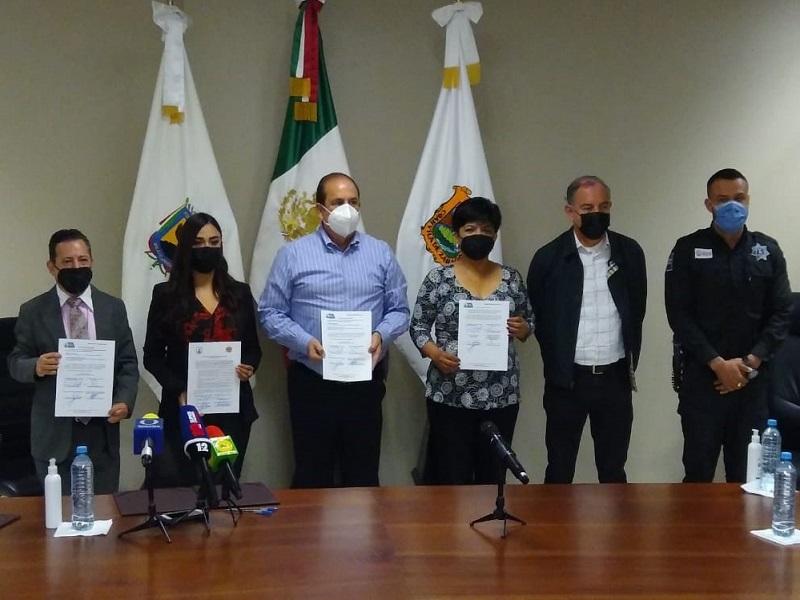 Firman Estado y Municipio convenio de colaboración en Alerta Amber, Delitos contra la Trata y protocolo Alba  (VIDEO)