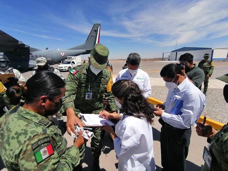 Llegan a Coahuila 17 mil 550 vacunas antiCovid de Pfizer y 18 mil de Sinovac