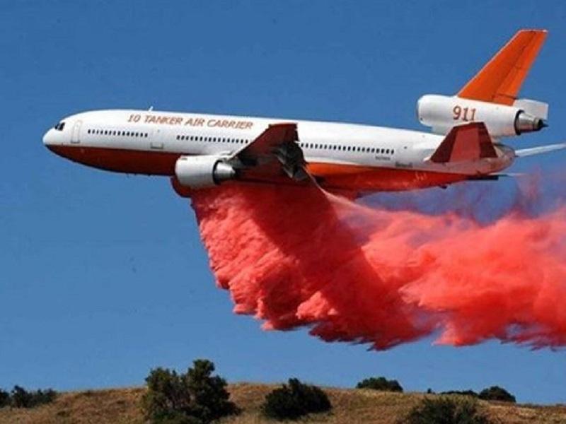Llegará avión rentado para combatir incendio en la Sierra de Arteaga, es el lanzador de agua más grande del mundo (video)
