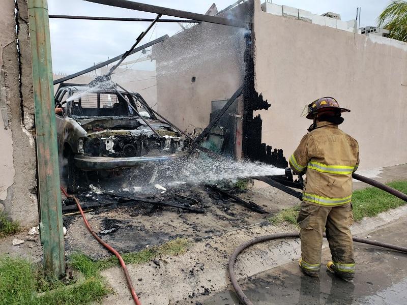 Se disparan reportes de incendios en Piedras Negras, bomberos atienden hasta seis diarios
