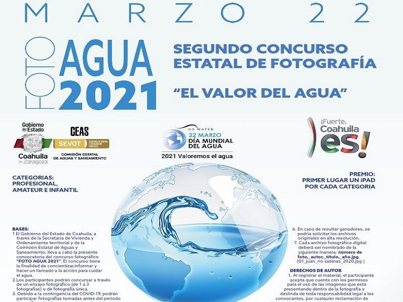 Abierta la convocatoria para Concurso Estatal de Fotografía del Agua 2021