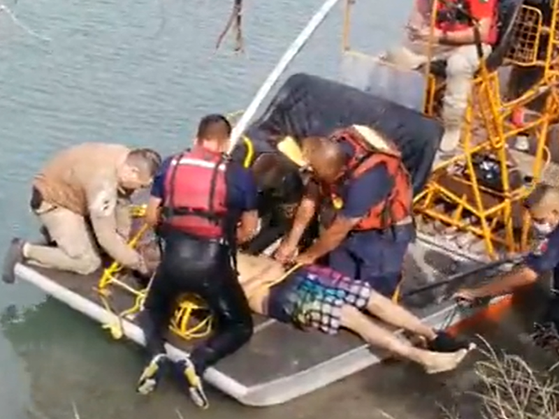Recuperan cuerpo de joven ahogado en el río Bravo en Acuña