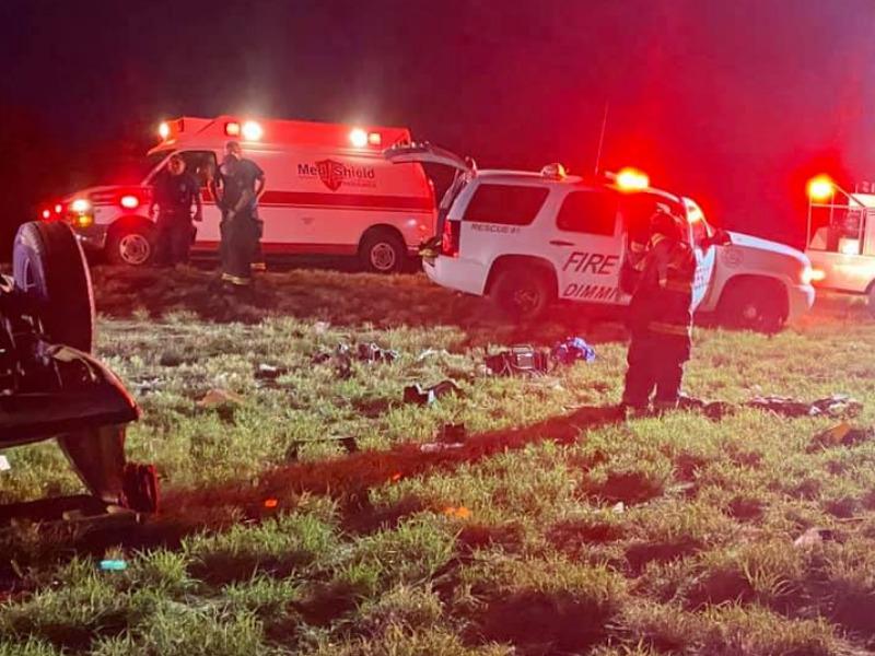 Muere mujer de Asherton, Texas, en trágica volcadura en un camino rural del condado de Dimmit
