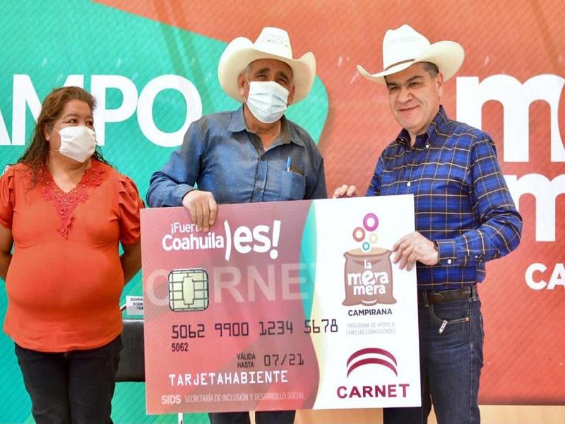 Con más acciones, reitera MARS apoyo a comunidades rurales de Coahuila