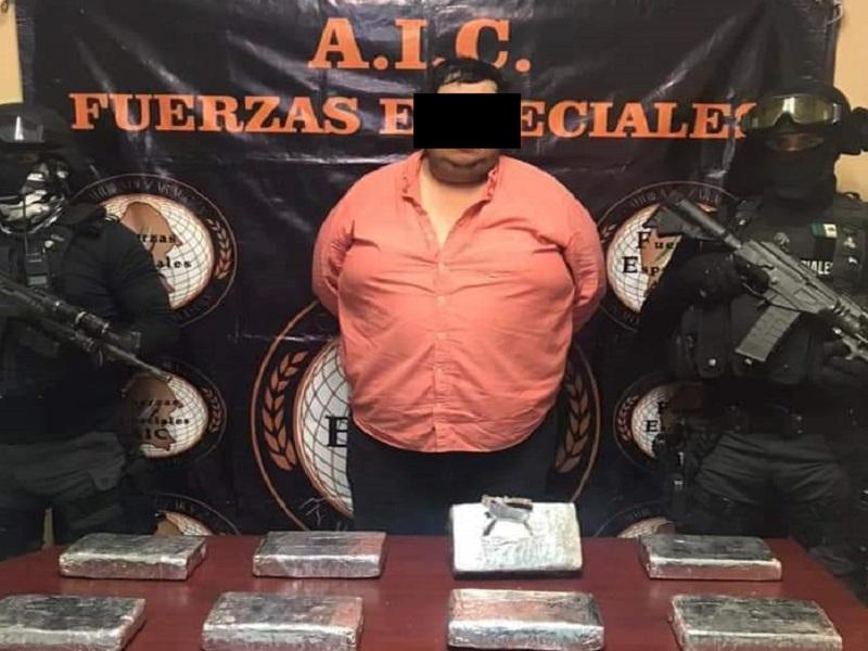 Detienen en Piedras Negras a hijo de exalcalde de Zaragoza con 8 kilos de cocaína valuada en 8 MDP (video)
