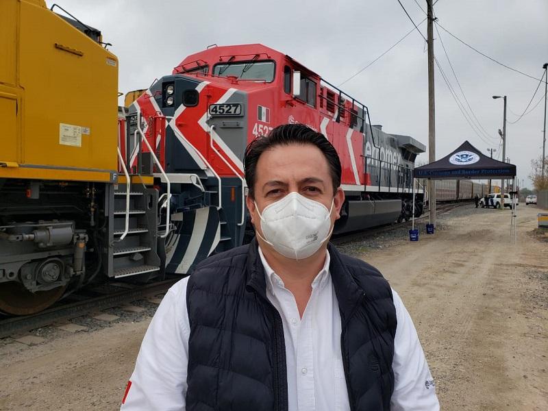 Ahorro de 5 horas al d&iacute;a permitir&aacute; el despacho conjunto para el cruce de mercanc&iacute;as: Ferromex