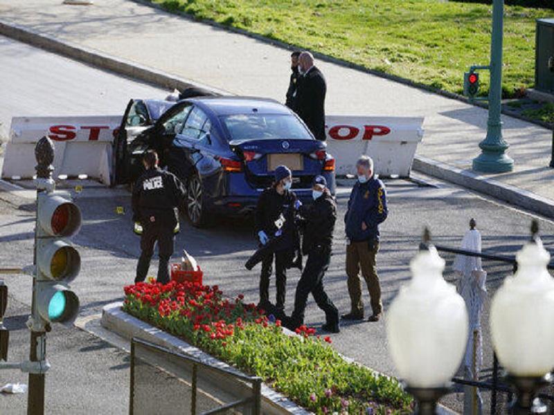 Mueren polic&iacute;a y sospechoso tras ataque al Capitolio en EUA; tenemos el coraz&oacute;n roto, dice Biden 