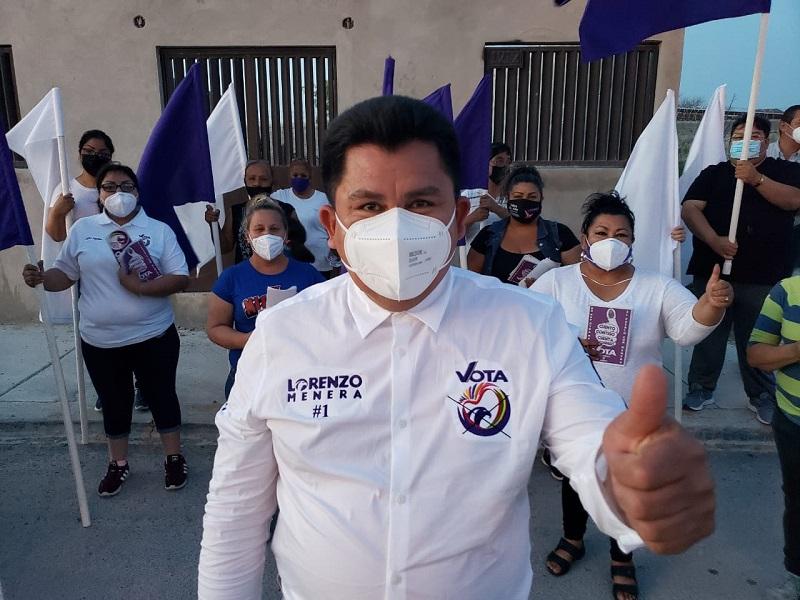 Terminar con los abusos de autoridad promueve Lorenzo Menera como primer eje de su campa&ntilde;a