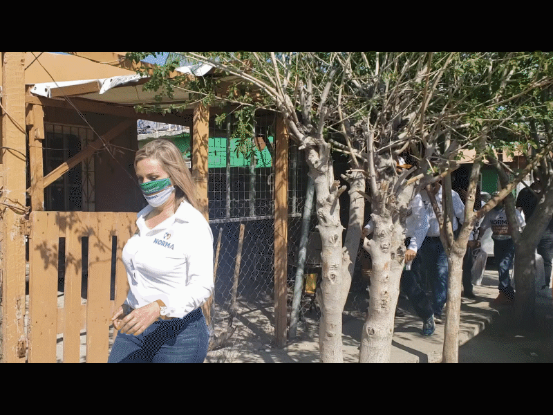 Una guarder&iacute;a para madres trabajadoras, entre otros programas, promete Norma Trevi&ntilde;o