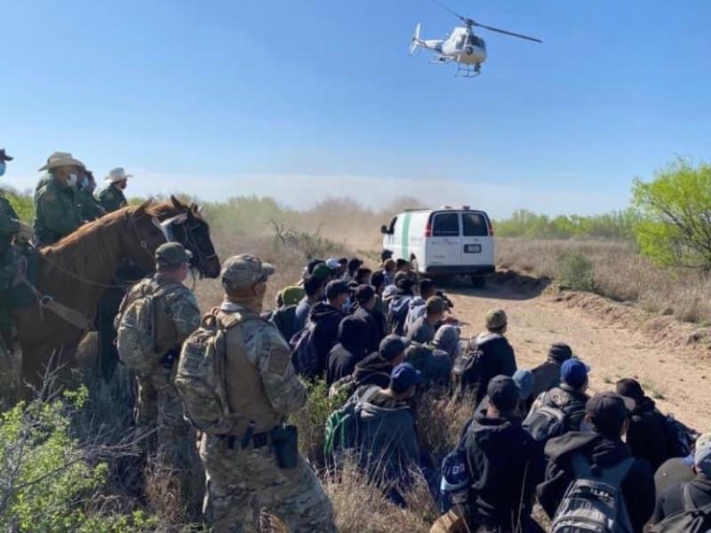 Las detenciones de migrantes en la frontera entre M&eacute;xico y EU registran su mayor nivel en 20 a&ntilde;os