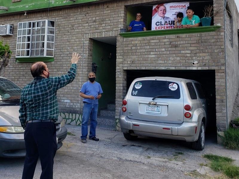 Pavimentaremos colonias y cambiaremos la red de agua y drenaje en mal estado, ofrece Claudio Bres