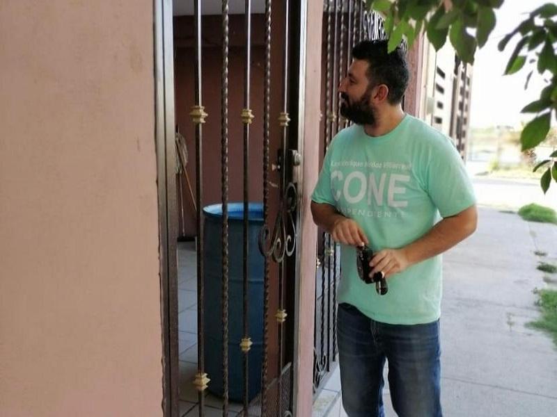 Candidato a la alcald&iacute;a Luis Enrique Mu&ntilde;oz, se dice sorprendido de la respuesta ciudadana a sus propuestas