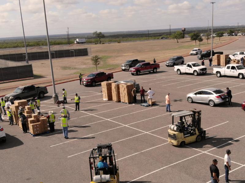 Con el apoyo del Banco de Alimentos del Sur de Texas distribuir&aacute;n 3 mil despensas a familias de Eagle Pass 